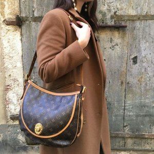 Authentic LOUIS VUITTON Monogram Tulum GM